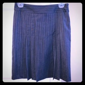 Pinstriped Pencil Skirt
